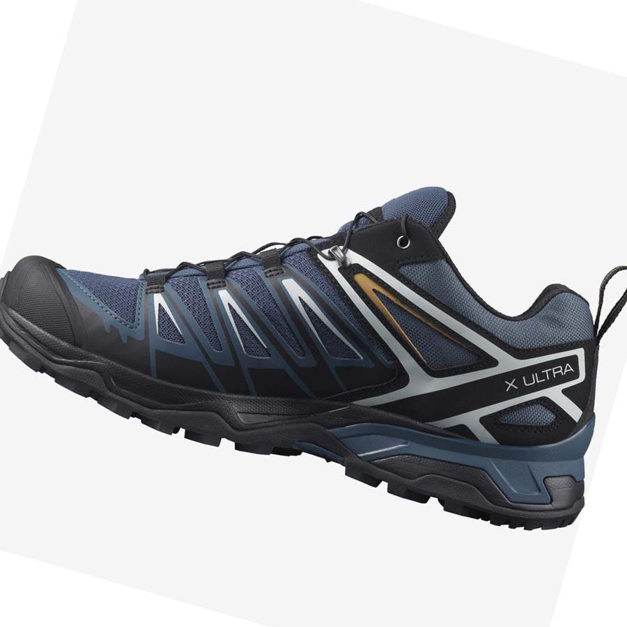 Salomon X ULTRA 3 Erkek Yürüyüş Ayakkabısı Lacivert | TR 3584XYU